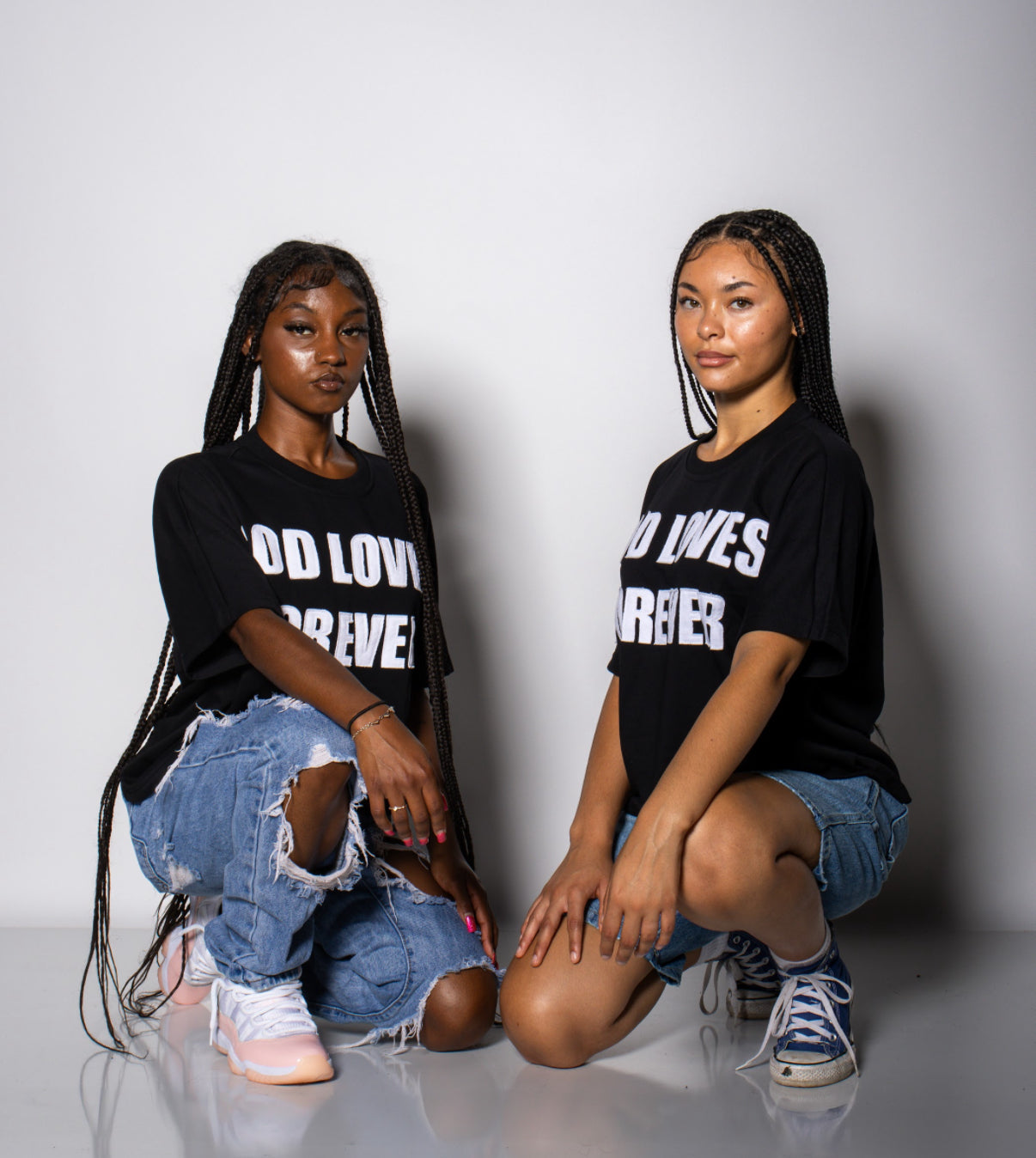 God Loves Forever - Black shirt