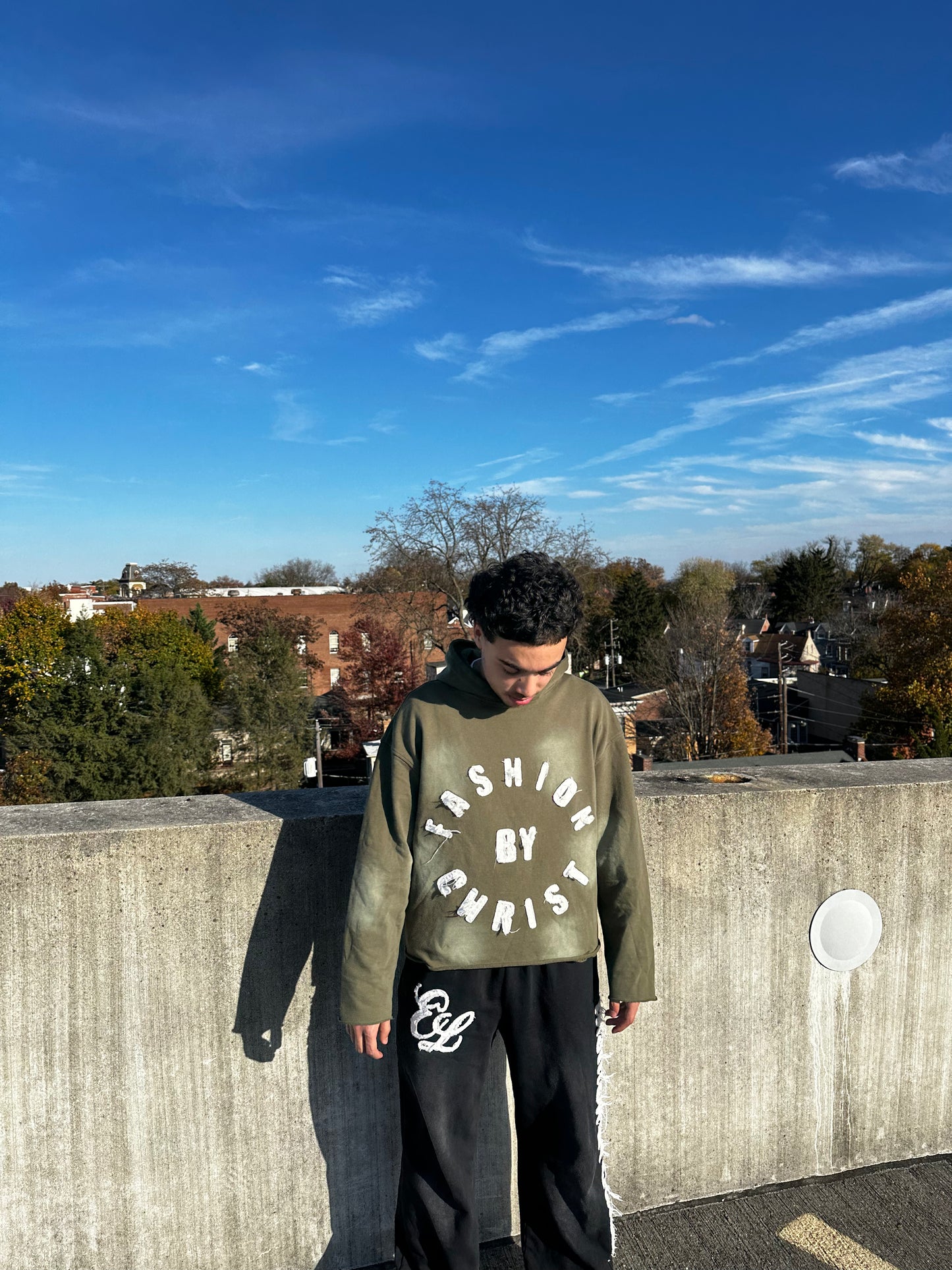 Fashion By Christ - Green Hoodie